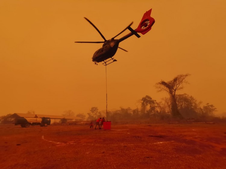  La Fundación Airbus y el Centro de Crisis y Apoyo del Ministerio de Europa y Asuntos Exteriores (CDCS) unen sus fuerzas para apoyar la lucha contra incendios en Bolivia 