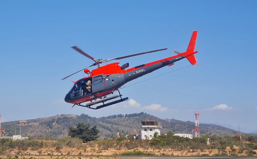 La Armada de Chile recibe su primer H125