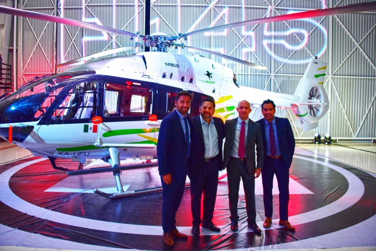 Llega el primer H145 a México de la mano de Transportes Aéreos Pegaso 