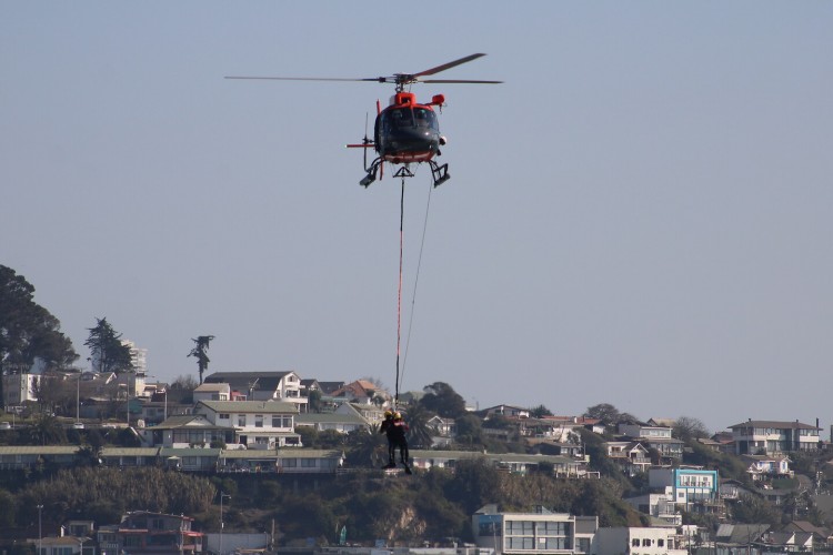 H125, mayor eficacia en los rescates en el Océano Pacífico